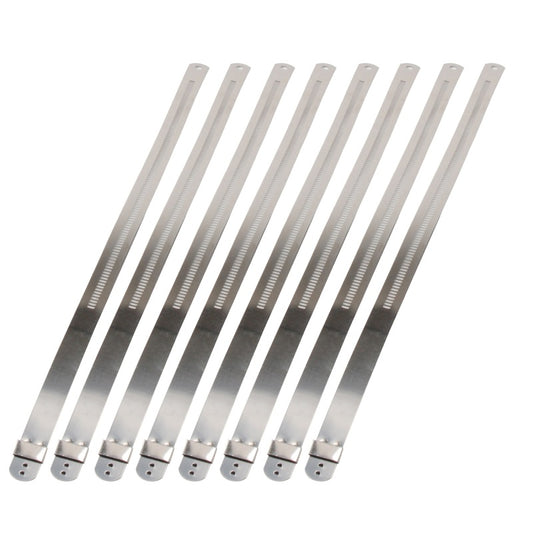 DEI Stainless Steel Positive Locking Tie 1/2in (12mm) x 9in - 8 per pack - awdtuningtx