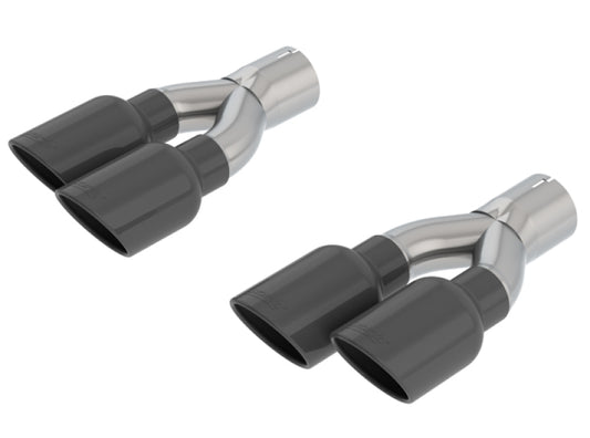 Borla 18+ Jeep Grand Cherokee TrackHawk 6.2L V8 Black Chrome 3in Tip Kit (For PN 140755 and 140756) - awdtuningtx