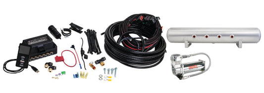 Air Lift Performance 3P (3/8 Air Line 5 Gal  Raw Aluminum Tank VIAIR 444C Comp) - awdtuningtx