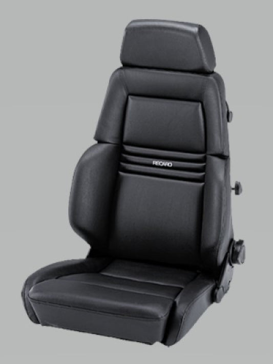 Recaro Expert M Seat - Black Leather/Black Leather - awdtuningtx