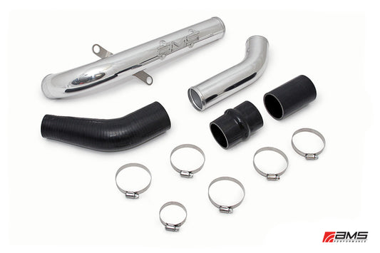AMS Performance 08-15 Mitsubishi EVO X Upper I/C Pipe - Polished - awdtuningtx