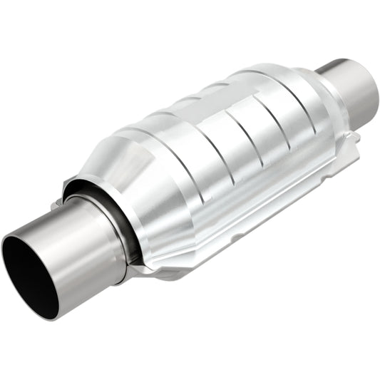 MagnaFlow Conv Univ 3in Inlet/Outlet Center/Center Round 9in Body L x 5.125in W x 13in Overall L - awdtuningtx