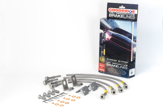Goodridge 06-13 Chevrolet Corvette Z06/ZR1/Grand Sport Stainless Steel Brake Lines Kit - awdtuningtx