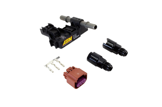 AEM Ethanol Content Flex Fuel Sensor w/ -6AN fittings Kit - awdtuningtx