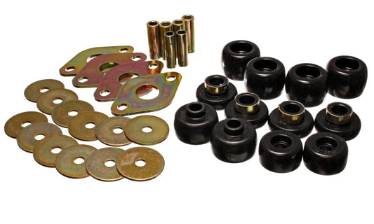 Energy Suspension 93-98 Toyota T100 Black Body Cab Mount Set - awdtuningtx