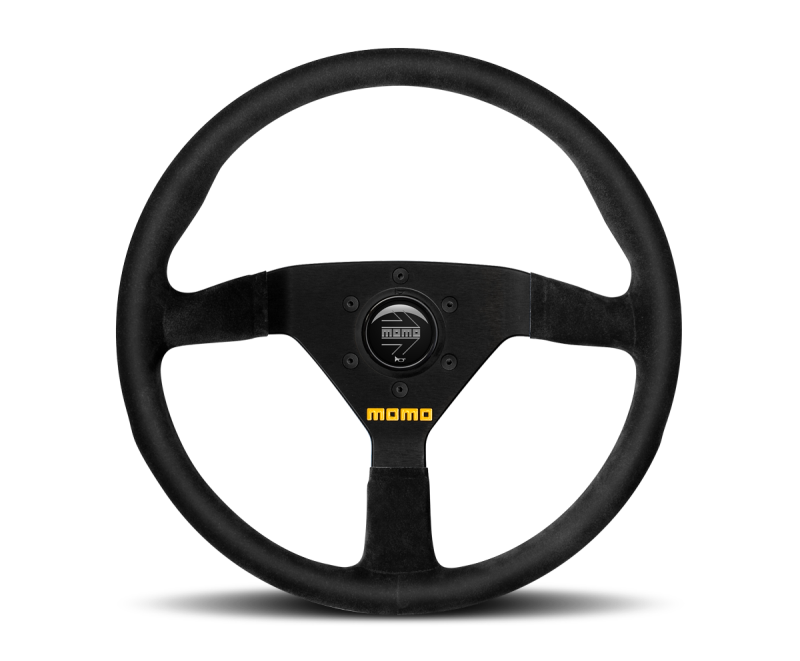 Momo MOD78 Steering Wheel 320 mm - Black Leather/Black Spokes - awdtuningtx