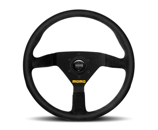 Momo MOD78 Steering Wheel 320 mm - Black Leather/Black Spokes - awdtuningtx