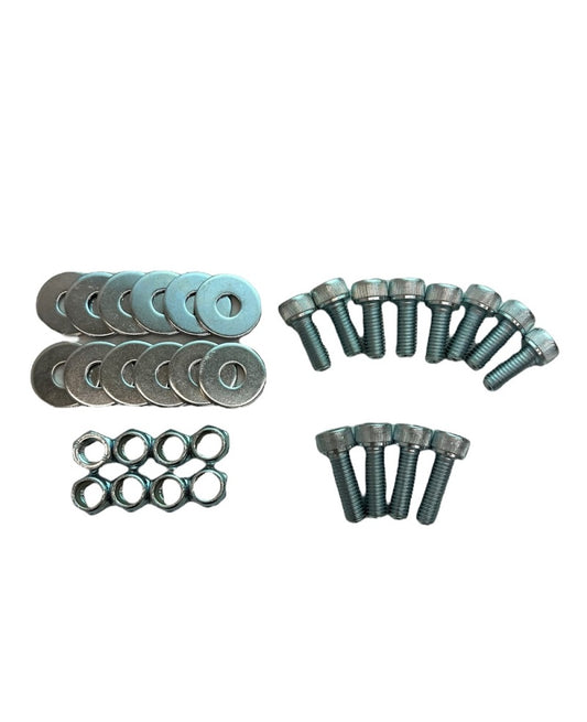 Sparco Seat Hardware Spacer Kit Side Mount - Silver Zinc - awdtuningtx