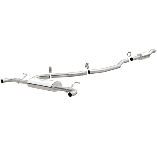 MagnaFlow 13-15 Lincoln MKZ L4 2.0L Turbo Stainless Cat Back Performance Exhaust Dual Split Rear - awdtuningtx