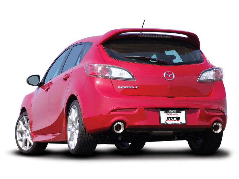 Borla 10-13 Mazda 3/Mazdaspeed 3 2.5L/2.3L Turbo FEW MT Hatchback SS Exhaust (rear section only) - awdtuningtx