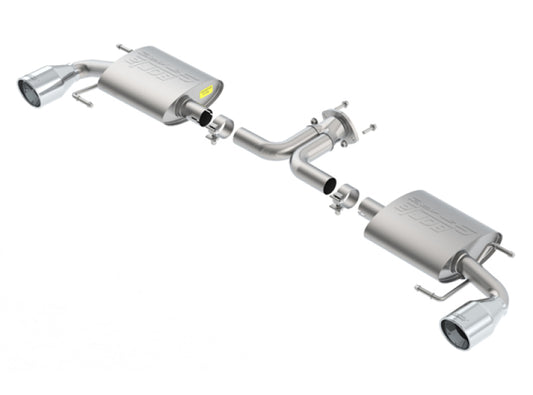 Borla 14-16 Mazda 3 2.0/2.5L AT/MT FWD S-Type Cat-Back Exhaust Single Split Rear Exit - awdtuningtx