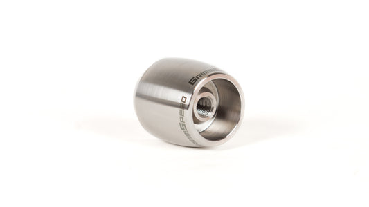 GrimmSpeed Stubby Shift Knob Stainless Steel (Raw) - M12x1.25 - awdtuningtx