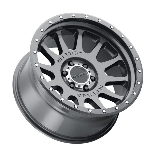 Method MR605 NV 20x10 -24mm Offset 6x135 87mm CB Gloss Titanium Wheel - awdtuningtx