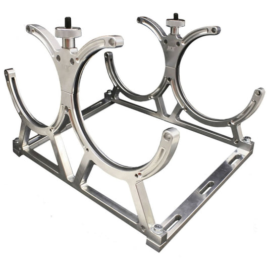 Nitrous Express Billet Bracket for Dual 10 Or 15lb N2O Bottle Incl Floor Mounts - awdtuningtx