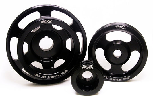 GFB 08+ WRX/STi / 09+ Forester / 03-09 LGT 3 pc Underdrive/Non-Underdrive Pulley Kit - awdtuningtx