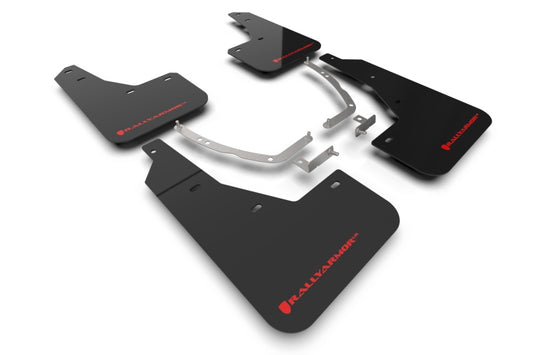 Rally Armor 2022 Hyundai Ioniq 5 Black Mud Flap w/ Red Logo - awdtuningtx