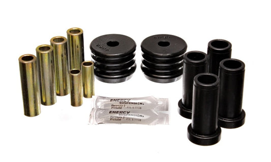 Energy Suspension 64-75 BMW 2002 Black Rear Control Arm Bushing Set - awdtuningtx