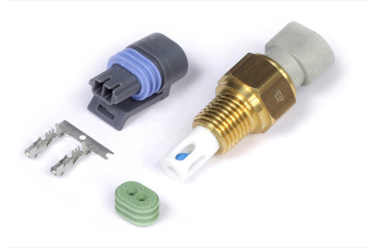 Haltech Nissan Z32 300ZX Air Temp Sensor 1/4 NPT Thread (Incl Delphi Plug & Pins) - awdtuningtx