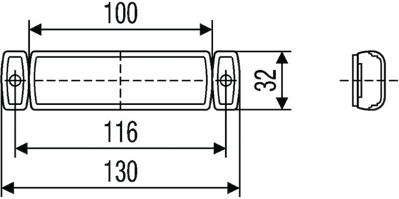 Hella 8645 Series 12V Amber Side Marker Lamp - awdtuningtx