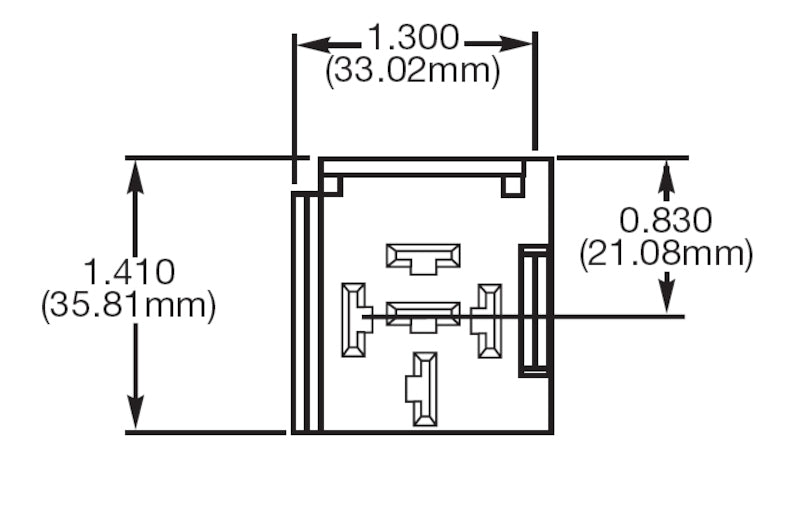 Hella Relay Socket Mini 5 Term Bkt 1 - awdtuningtx