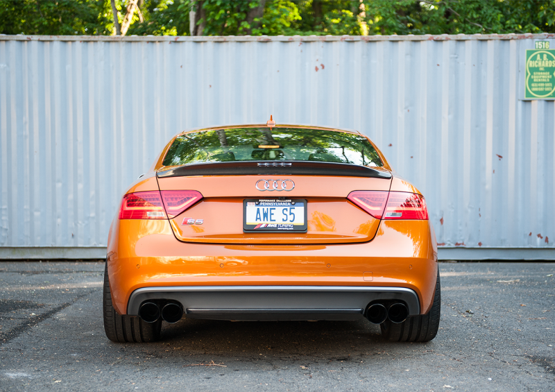 AWE Tuning Audi B8.5 S5 3.0T Track Edition Exhaust - Diamond Black Tips (102mm) - awdtuningtx