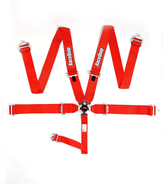 RaceQuip Red SFI CAMLOCK 5pt PD Lap Seat Belt - awdtuningtx