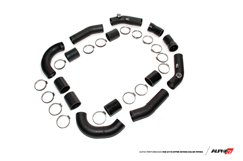 AMS Performance 2009+ Nissan GT-R R35 Alpha Upper I/C Pipe (Use w/Alpha I/C / TiAL Flange) - awdtuningtx