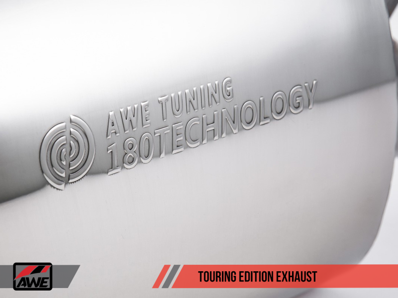 AWE Tuning BMW F22 M235i / M240i Touring Edition Axle-Back Exhaust - Diamond Black Tips (102mm) - awdtuningtx