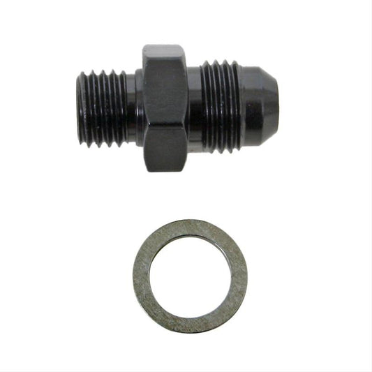 Fragola -6AN x 12mm x 1.5 Male Adapter-Weber - Black - awdtuningtx