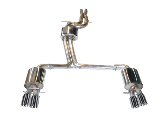 AWE Tuning Audi B8.5 S5 3.0T Touring Edition Exhaust System - Polished Silver Tips (102mm) - awdtuningtx