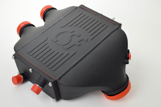 CSF 2014+ BMW M3/M4 (F8X) Top Mount Charge-Air-Cooler - Crinkle Black - awdtuningtx
