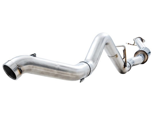 AWE Tuning 2021+ Ford Bronco 0FG Exhaust (No Tips) w/ Bash Guard - awdtuningtx