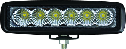 Hella Value Fit Mini 6in LED Light Bar - Flood Beam Pedestal - awdtuningtx