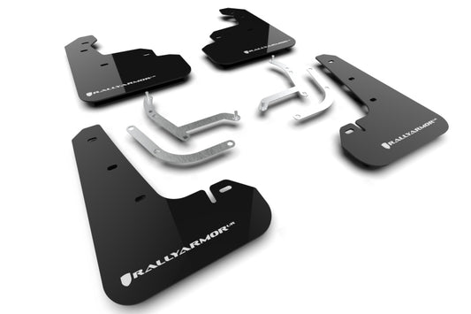 Rally Armor 2024 Subaru Impreza Black UR Mud Flap w/ White Logo - awdtuningtx