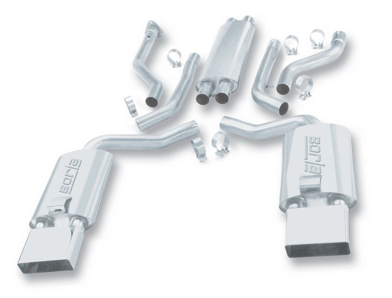 Borla 92-96 Chevrolet Corvette Hatchback/Conv 5.7L 8cyl 4/6 Spd Touring SS Catback Exhaust - awdtuningtx