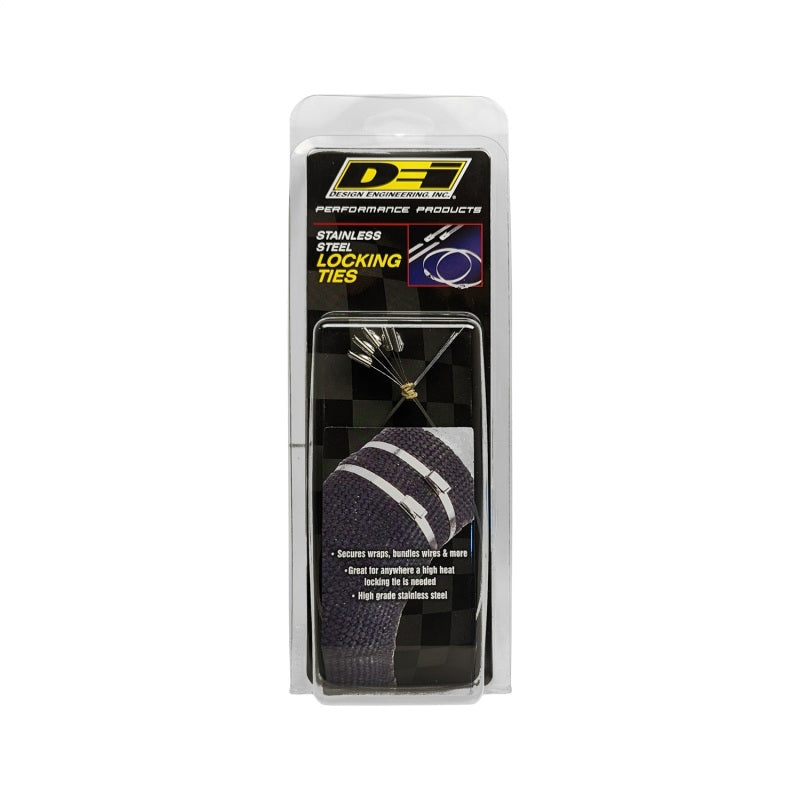 DEI Stainless Steel Locking Tie 14in - 5 per pack - awdtuningtx