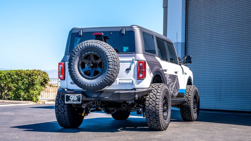 Borla 21-22 Ford Bronco 2.3L 4WD ATAK Axle Back Exhaust w/ Black Coated Tips - awdtuningtx