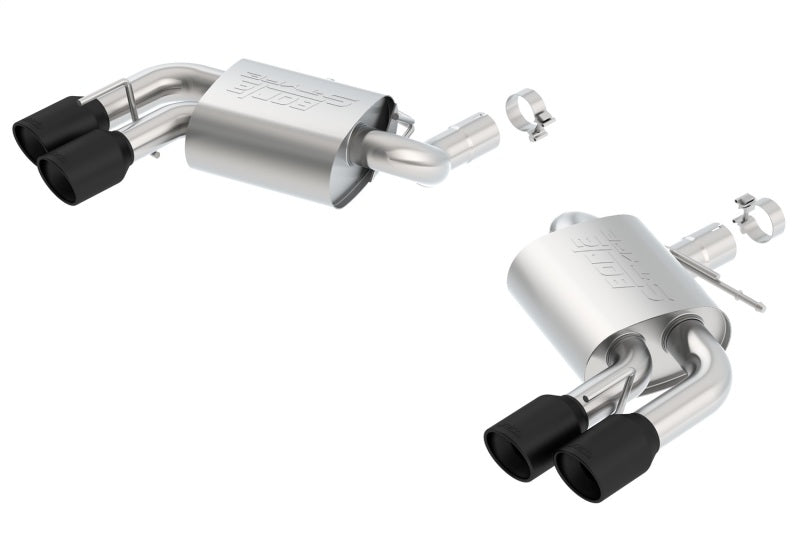 Borla 2016-2017 Chevrolet Camaro SS AT/MT S-Type Rear Section Exhaust w/o Dual Mode Ceramic Black - awdtuningtx