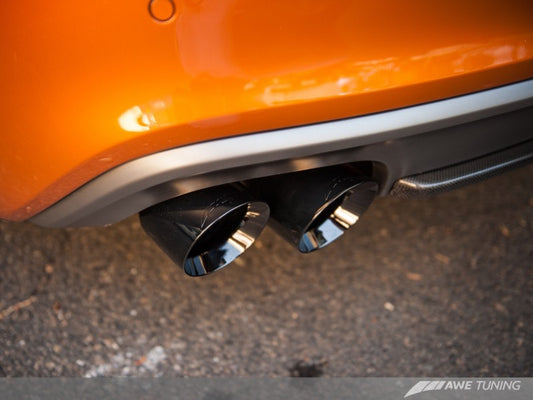 AWE Tuning Audi B8.5 S5 3.0T Track Edition Exhaust - Diamond Black Tips (102mm) - awdtuningtx