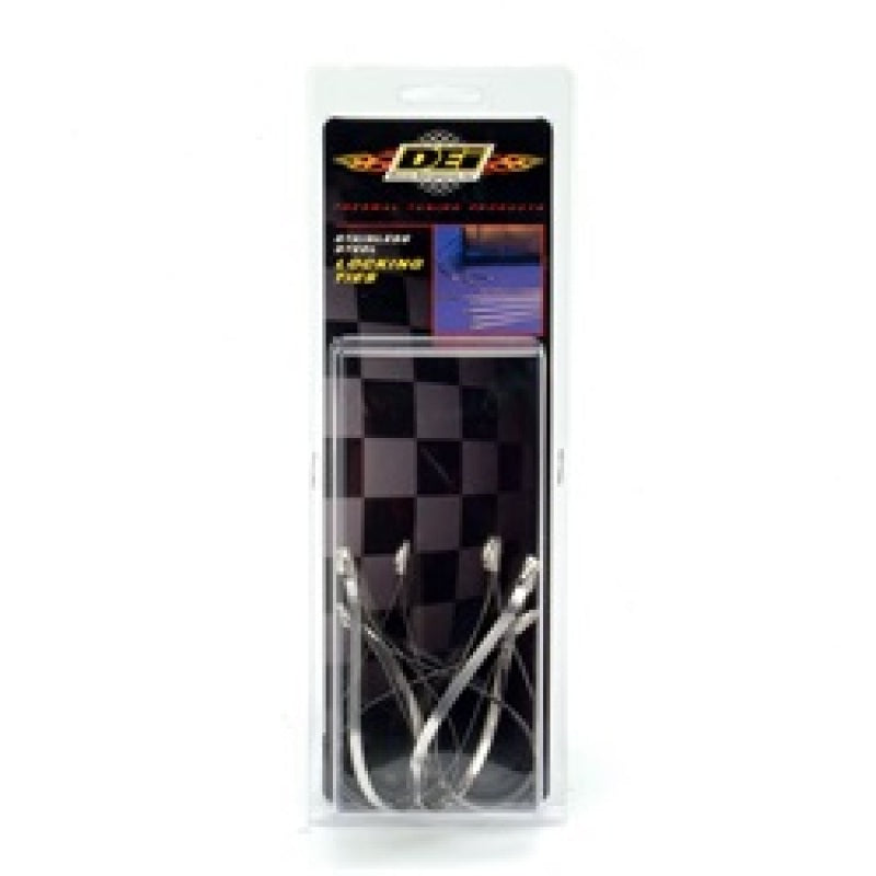 DEI Stainless Steel Locking Tie 8in - 8 per pack - awdtuningtx