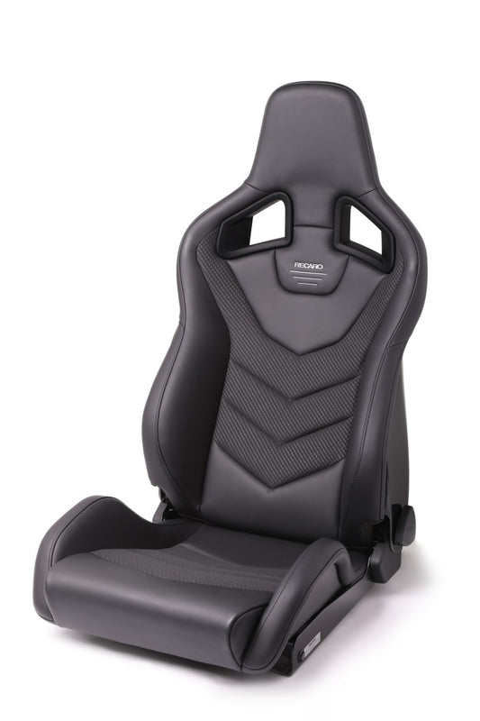 Recaro Sportster GT Passenger Seat - Black Leather/Carbon Weave - awdtuningtx