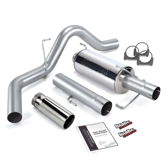 Banks Power 04-07 Dodge 5.9L 325Hp CCLB Monster Exhaust System - SS Single Exhaust w/ Chrome Tip - awdtuningtx