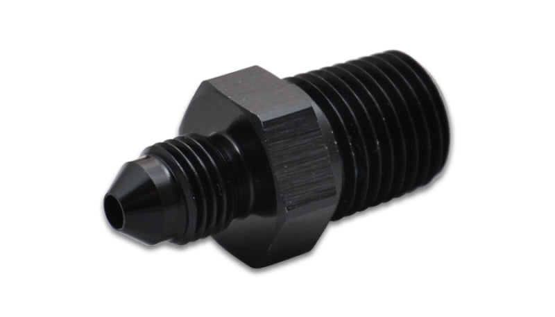 Vibrant -4AN to 1/4in NPT Straight Adapter Fitting - Aluminum - awdtuningtx