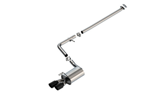 Borla 21-23 Hyundai Sonata SEL Plus/Limited 1.6L L4 (T) FWD S-Type Cat-Back Exhaust - Black Chrome - awdtuningtx