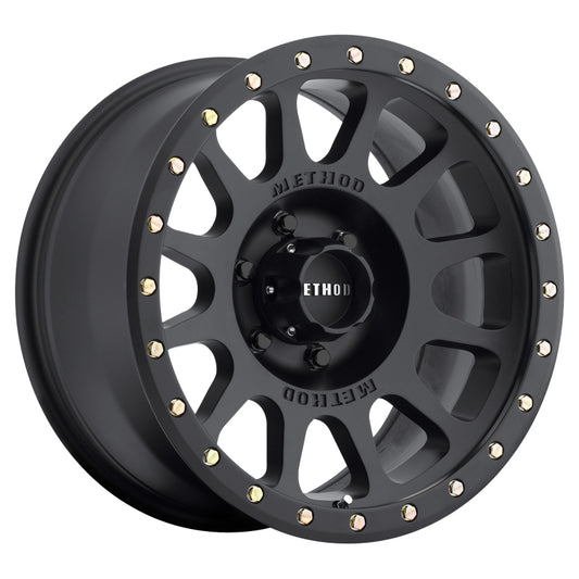 Method MR305 NV 20x10 -18mm Offset 6x135 94mm CB Matte Black Wheel - awdtuningtx
