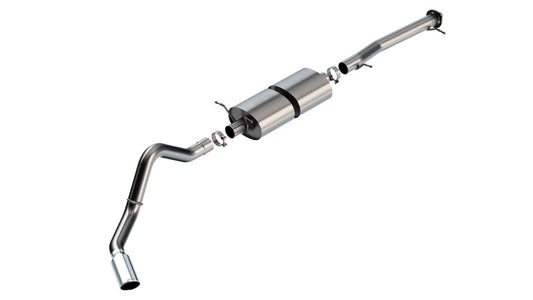Borla 20-22 Chevrolet/GMC Silverado/Sierra 6.6L T-304 SS Cat-Back S-Type Exhaust - Brushed - awdtuningtx