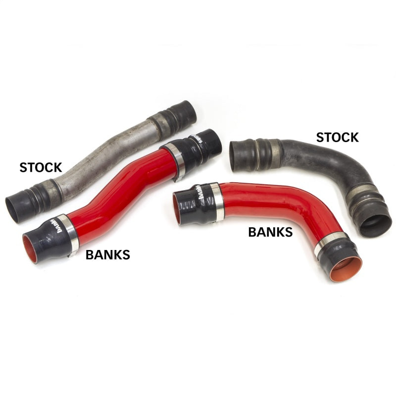 Banks 10-12 Ram 6.7L Diesel OEM Replacement Cold Boost Tubes - Red - awdtuningtx