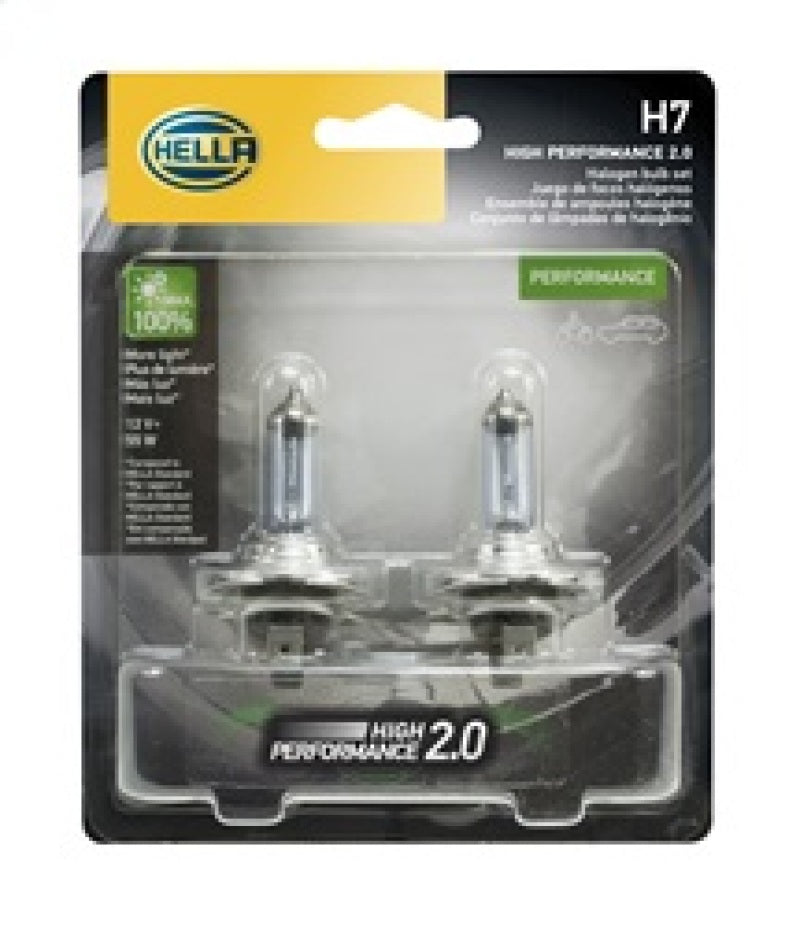 Hella H7 12V 55W PX26D HP 2.0 Halogen Bulbs - awdtuningtx