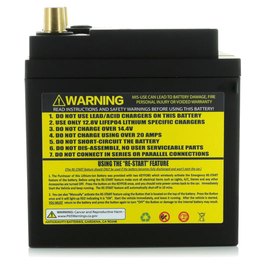 Antigravity H6/Group 48 Lithium Car Battery w/Re-Start - awdtuningtx