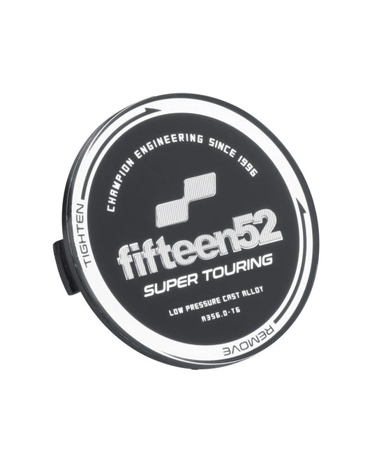 fifteen52 Super Touring (Chicane/Podium) Center Cap Single - Black/Chrome - awdtuningtx